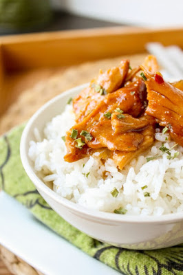 The BEST Instant Pot or Slow Cooker Teriyaki Chicken featured on SlowCookerFromScratch.com
