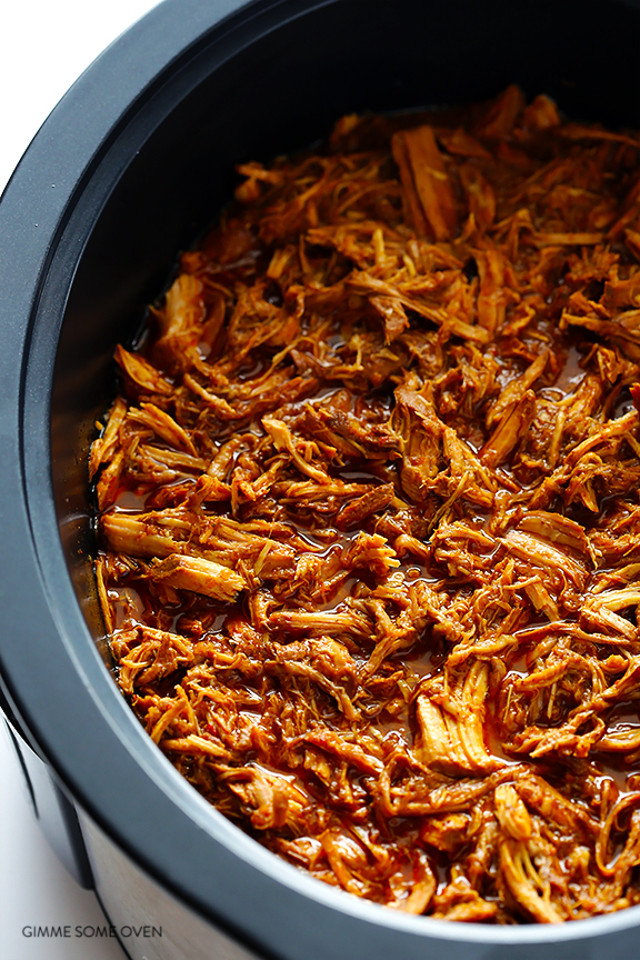 20 Amazing Recipes for Slow Cooker or Instant Pot Mexican Shredded Beef, Chicken, or Pork featured on SlowCookerFromScratch.com