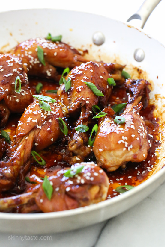 The BEST Instant Pot or Slow Cooker Teriyaki Chicken featured on SlowCookerFromScratch.com