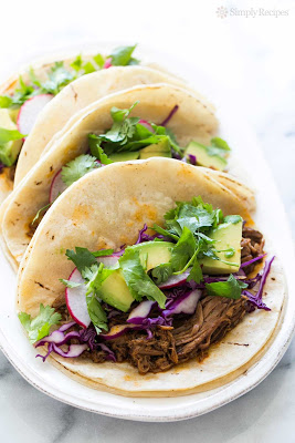 20 Amazing Recipes for Slow Cooker or Instant Pot Mexican Shredded Beef, Chicken, or Pork featured on SlowCookerFromScratch.com