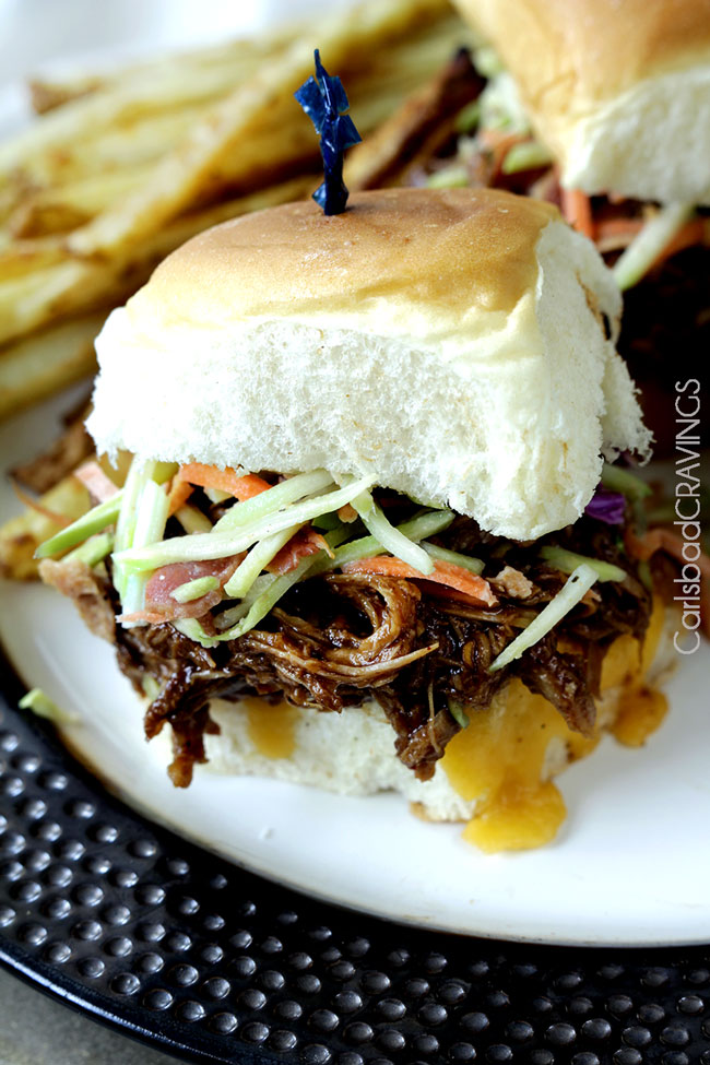 The Top Ten Unique and Amazing Slow Cooker Pulled Pork Sandwich Recipes found on SlowCookerFromScratch.com