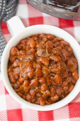 The BEST Instant Pot or Pressure Cooker Baked Beans Recipes featured on SlowCookerFromScratch.com