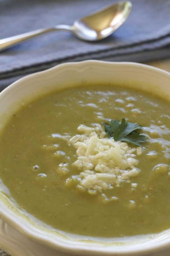 Easy Spicy Zucchini Rice Soup