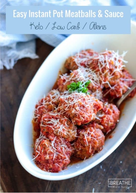 The Best Instant Pot Recipes for Meatballs featured on Slow Cooker or Pressure Cooker at SlowCookerFromScratch.com