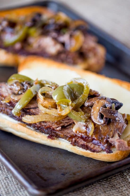 The Best Slow Cooker and Pressure Cooker Philly Cheesesteak Recipes featured on Slow Cooker or Pressure Cooker at SlowCookerFromScratch.com