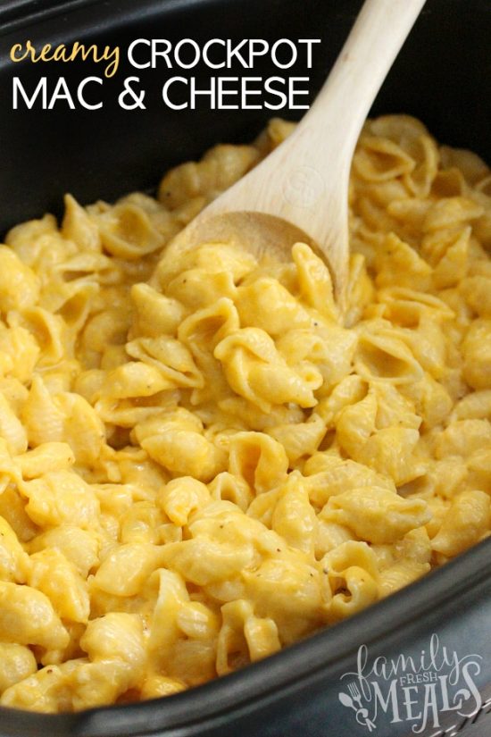 The BEST Creamy Crockpot Mac and Cheese from Family Fresh Meals