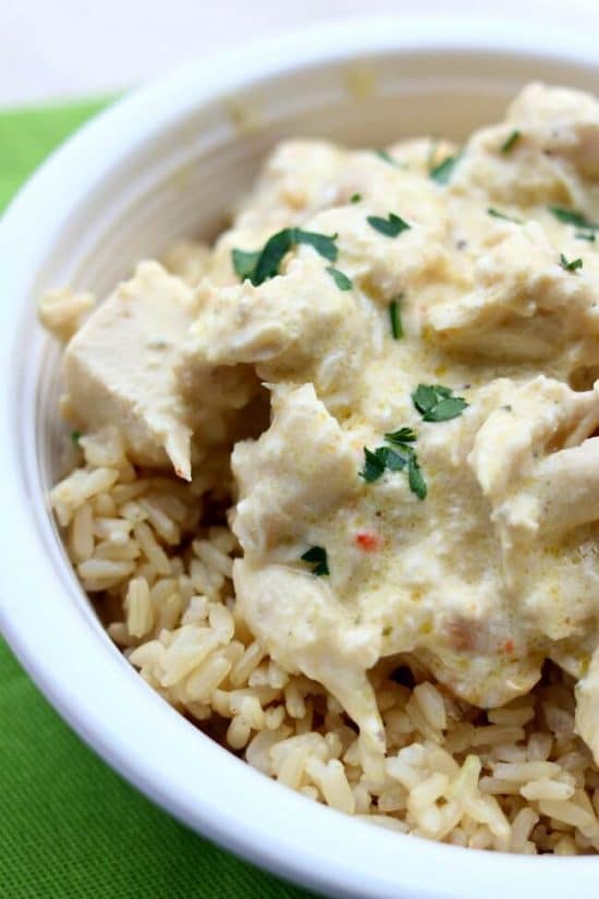Slow Cooker Creamy Chicken from 365 Days of Slow + Pressure Cooking