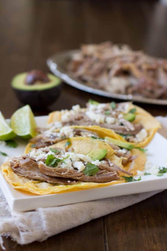 Slow Cooker Carnitas from Sweet Basil