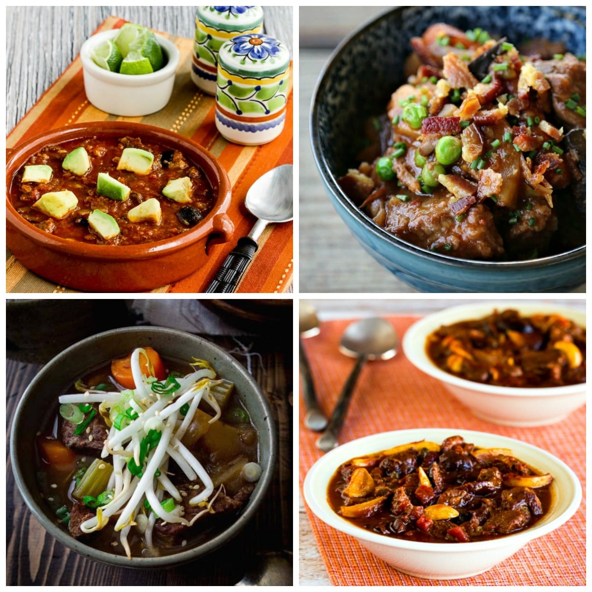 Amazing Slow Cooker Beef Stew Recipes top photo collage