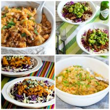Slow Cooker and Instant Pot Cabbage Bowls top collage photo