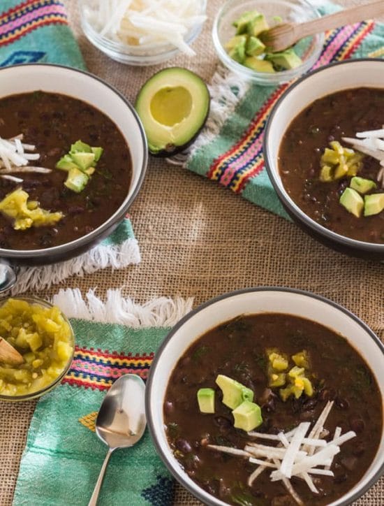 The BEST Instant Pot Black Beans Recipes found on Slow Cooker or Pressure Cooker