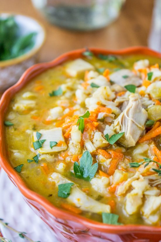 The BEST Slow Cooker and Instant Pot Turkey Soup Recipes featured on Slow Cooker or Pressure Cooker at SlowCookerFromScratch.com
