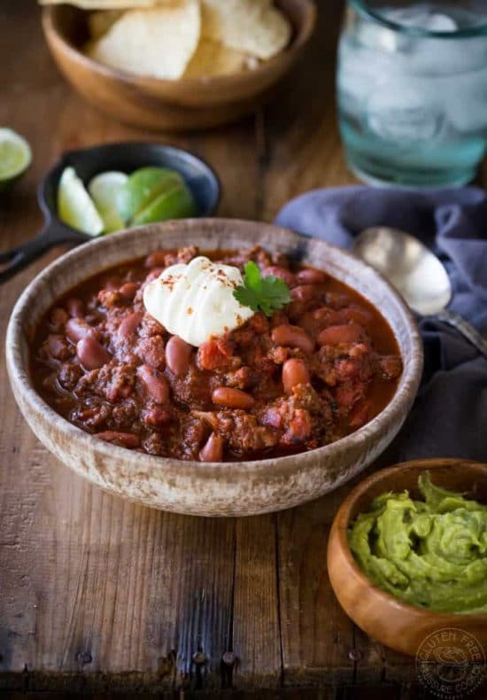 The BEST Instant Pot Chili Recipes featured on Slow Cooker or Pressure Cooker at SlowCookerFromScratch.com