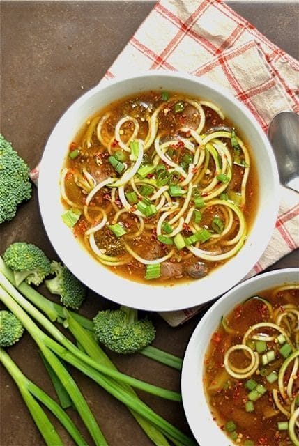 The BEST Low Carb Instant Pot Soup Recipes featured on Slow Cooker or Pressure Cooker at SlowCookerFromScratch.com