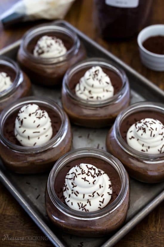The BEST Instant Pot Chocolate Desserts featured on Slow Cooker or Pressure Cooker at SlowCookerFromScratch.com