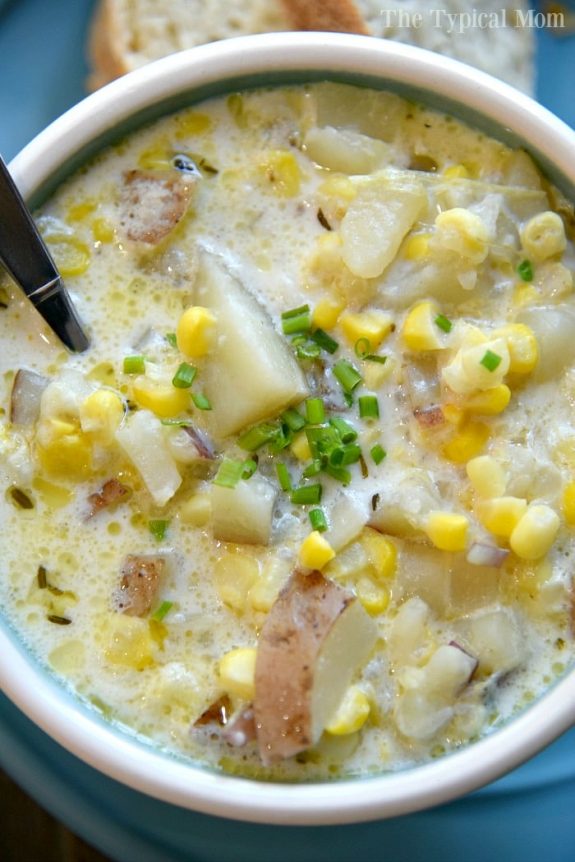 The Best Instant Pot Potato Soup Recipes featured on Slow Cooker or Pressure Cooker at SlowCookerFromScratch.com