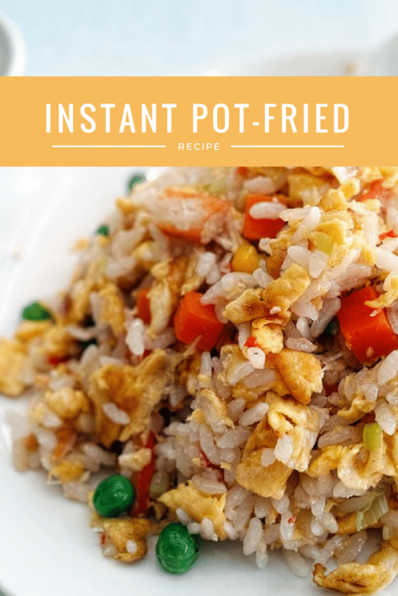 The BEST Instant Pot Fried Rice found on Slow Cooker or Pressure Cooker at SlowCookerFromScratch.com