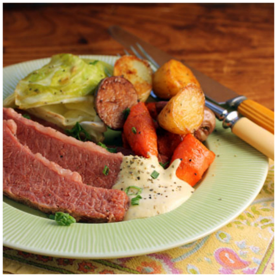 The BEST Instant Pot Corned Beef Recipes featured on Slow Cooker or Pressure Cooker at SlowCookerFromScratch.com