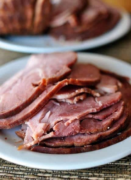 The BEST Instant Pot or Slow Cooker Holiday Ham Recipes featured on Slow Cooker or Pressure Cooker at SlowCookerFromScratch.com