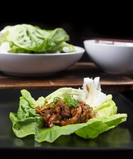 The BEST Instant Pot Lettuce Wraps featured on Slow Cooker or Pressure Cooker at SlowCookerFromScratch.com