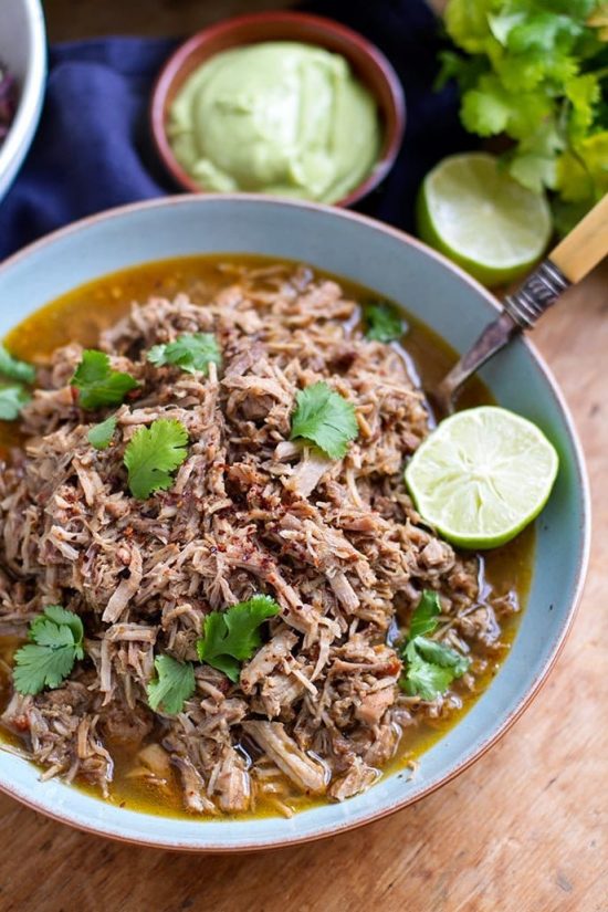 Barbacoa Instant Pot Pulled Pork from Instant Pot Eats