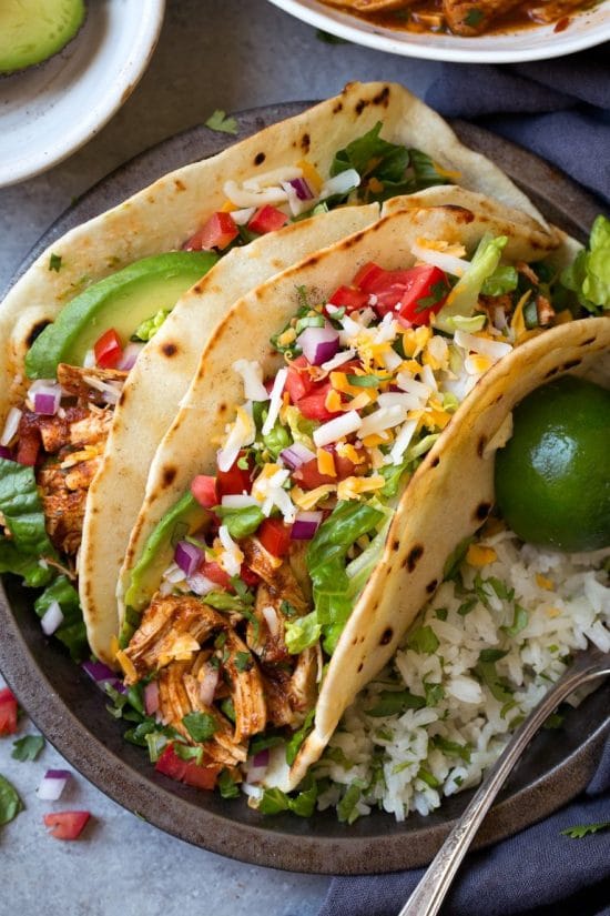 The BEST Instant Pot Mexican Recipes featured on Slow Cooker or Pressure Cooker at PressureCookerFromScratch.com