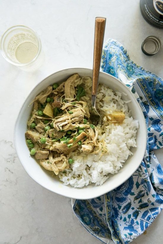Slow Cooker Coconut Chicken Curry from Mountain Mama Cooks