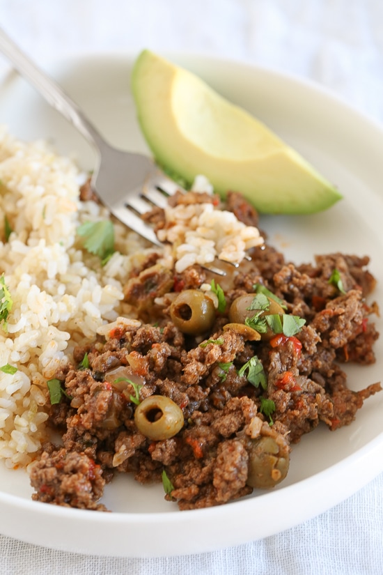 Instant Pot or Slow Cooker Cuban Beef Recipes Your Family Will Love! featured on Slow Cooker or Pressure Cooker at SlowCookerFromScratch.com