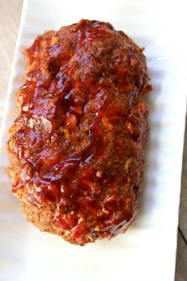 Instant Pot Bacon BBQ Meatloaf with Mashed Potatoes from 365 Days of Slow + Pressure Cooking