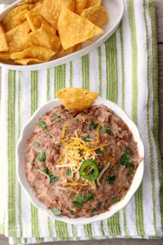 The BEST Slow Cooker or Instant Pot Refried Beans found on Slow Cooker or Pressure Cooker