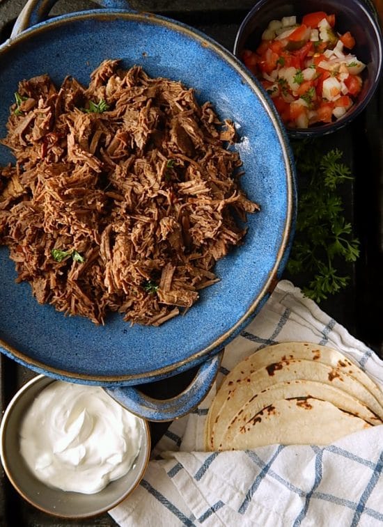The BEST Instant Pot Barbacoa Beef found on Slow Cooker or Pressure Cooker at SlowCookerFromScratch.com