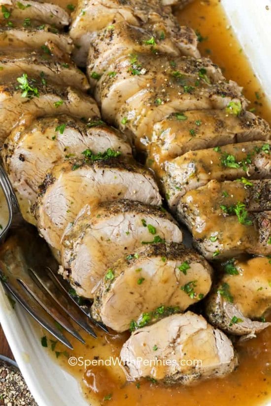 Instant Pot Pork Tenderloin from Spend with Pennies