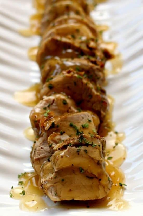 Instant Pot Pork Tenderloin with Gravy from 365 Days of Slow + Pressure Cooking