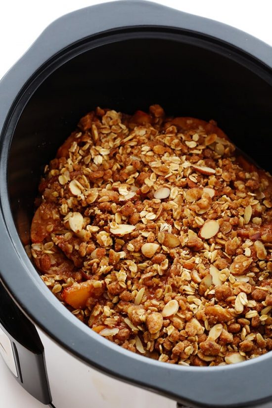 Slow Cooker Apple Crisp from Gimme Some Oven