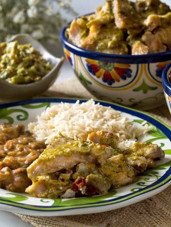 Ten Terrific Slow Cooker or Instant Pot Chile Verde Recipes featured on Slow Cooker or Pressure Cooker at SlowCookerFromScratch.com