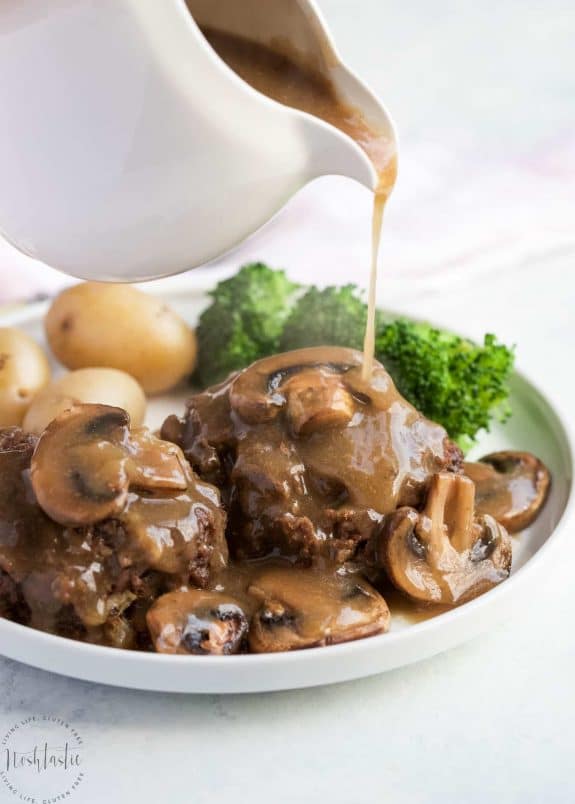The Best Instant Pot and Slow Cooker Salisbury Steak Dinner Recipes featured on Slow Cooker or Pressure Cooker at SlowCookerFromScratch.com
