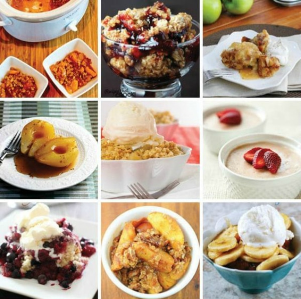 The BEST Slow Cooker Summer Desserts with Fruit Slow Cooker or