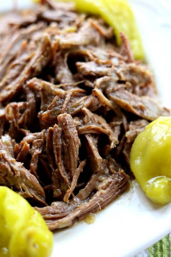 The BEST Slow Cooker and Instant Pot Mississippi Roast Recipes featured on Slow Cooker or Pressure Cooker at SlowCookerFromScratch.com