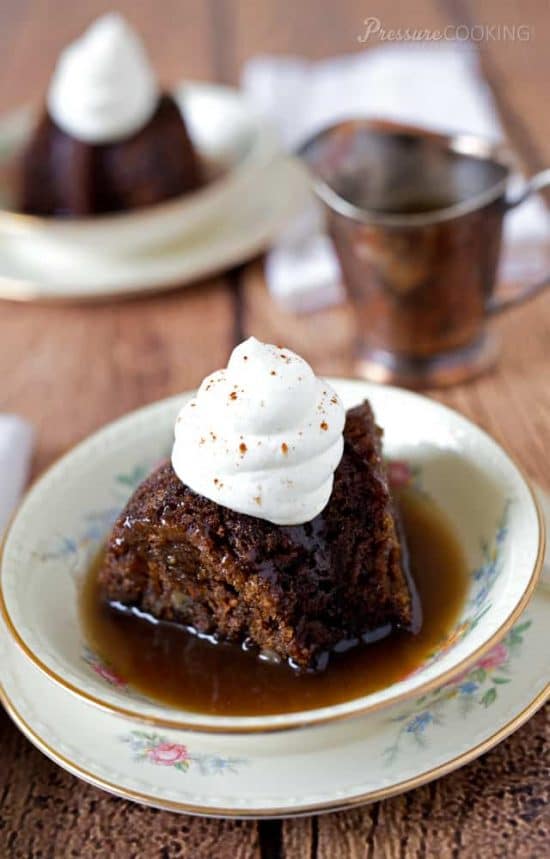 Pressure Cooker Steamed Carrot Pudding Cake from Pressure Cooking Today