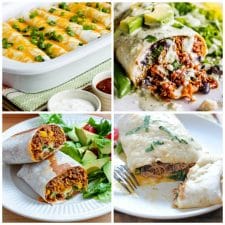 Slow Cooker or Instant Pot Burritos top collage photo
