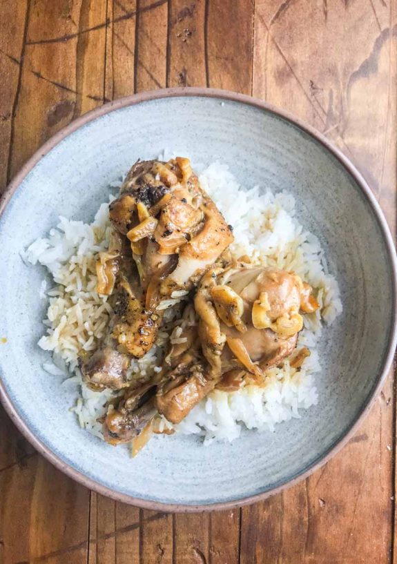 Instant Pot Chicken Adobo from Life's Ambrosia