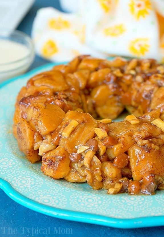 Instant Pot Caramel Apple Monkey Bread from The Typical Mom