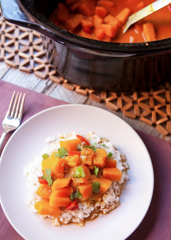 Slow Cooker Vegan Pumpkin Curry from The Kitchen
