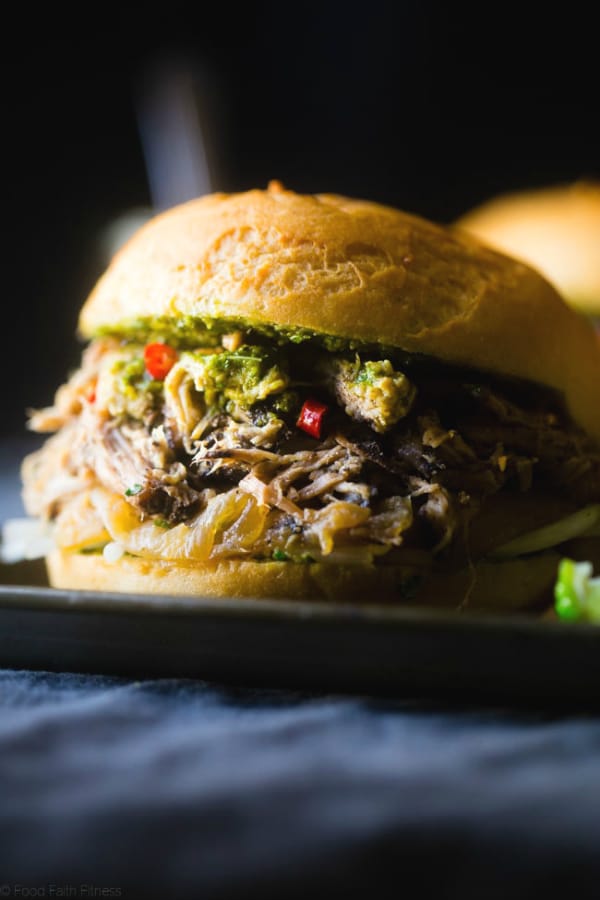 Slow Cooker "Pho" Pulled Pork Sandwiches from Food Faith Fitness