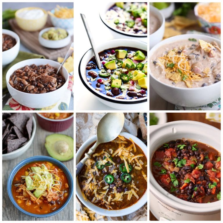 Black Bean Chili Recipes (Instant Pot or Slow Cooker) Slow Cooker or