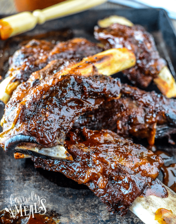 Slow Cooker BBQ Beef Short Ribs from Family Fresh Meals