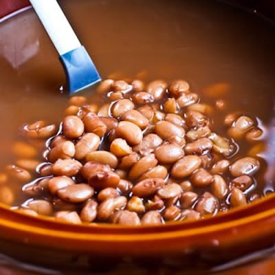 Cooking dried beans in a slow cooker from Kalyn's Kitchen