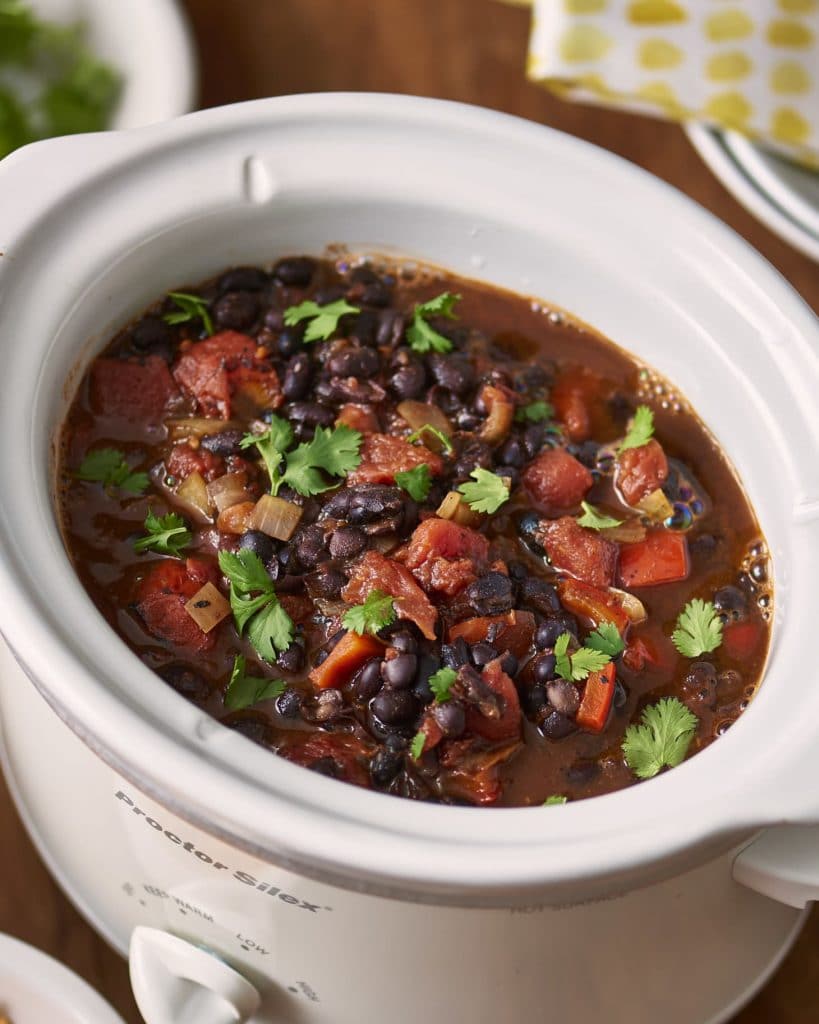 Black Bean Chili Recipes (Instant Pot or Slow Cooker) Slow Cooker or