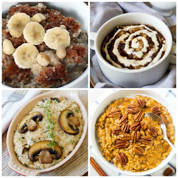 The BEST Slow Cooker or Instant Pot Recipes for Steel Cut Oats top collage photo
