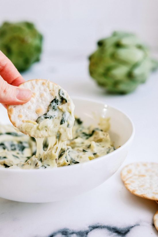 Instant Pot Spinach Artichoke Dip from Six Sisters' Stuff